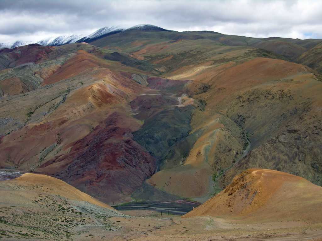 Tibet Guge 01 To 10 Hills And another view of the colourful hills just 15-20km from Sangsha, on the way to Tholing.